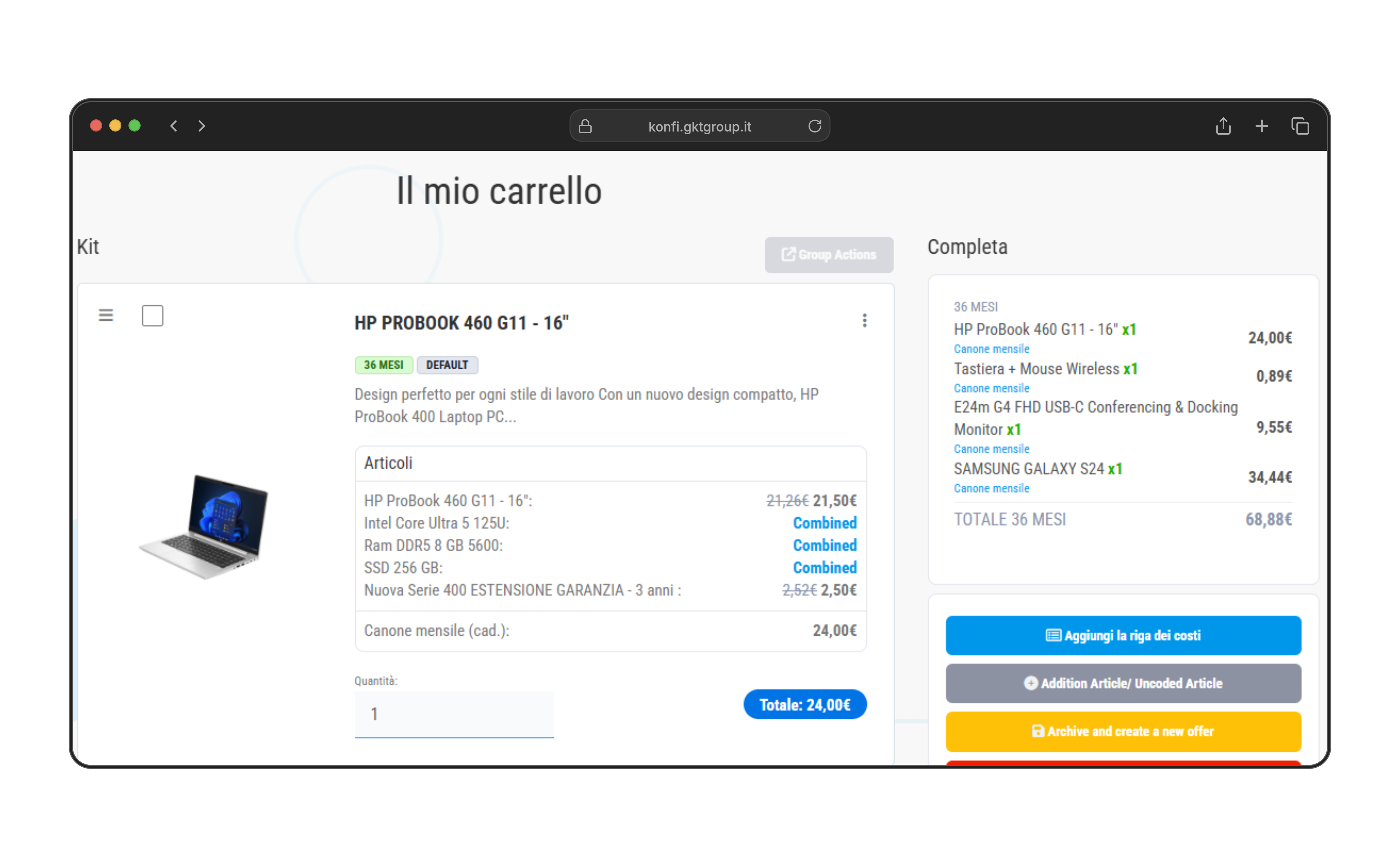 Preventivi Automatici Konfi